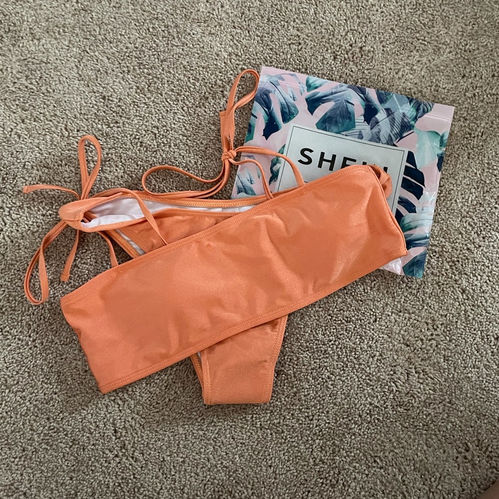 Shein orange bikini